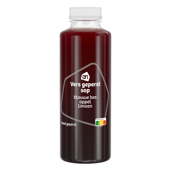 Fresh juice blueberry lime apple