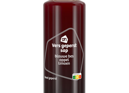 Vers sap blauwe bes limoen appel