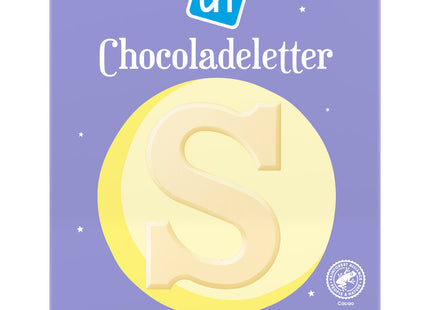 Chocoladeletter wit