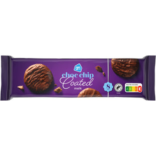 Choc chip omhuld met melkchocolade