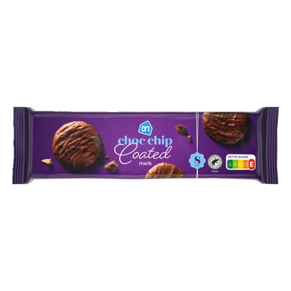 Choc chip omhuld met melkchocolade