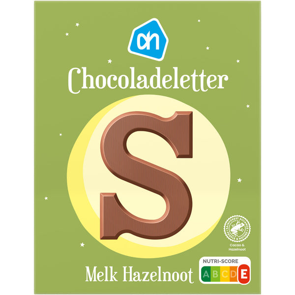 Chocoladeletter melk-hazelnoot