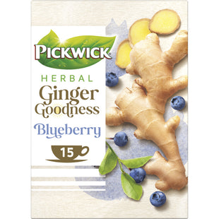 Pickwick Herbal ginger goodness blueberry