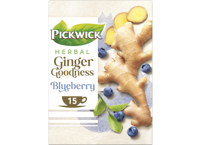 Pickwick Herbal ginger goodness blueberry