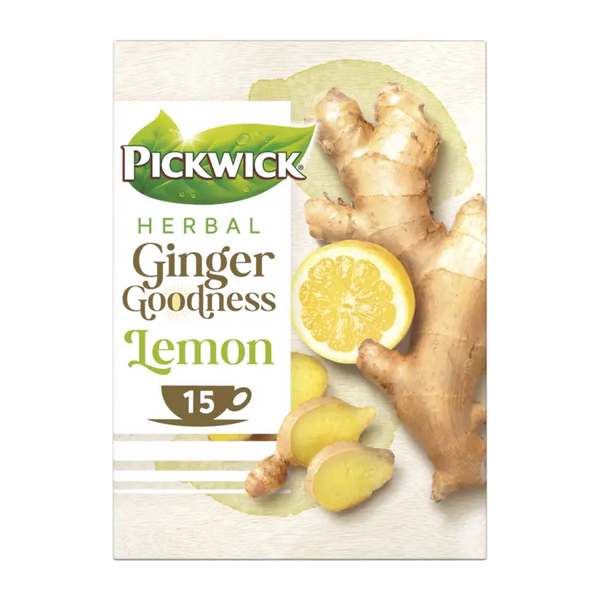 Pickwick Herbal ginger goodness lemon