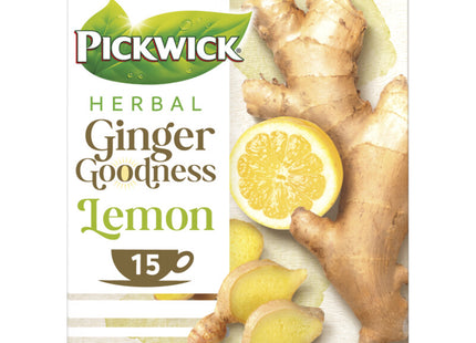 Pickwick Herbal ginger goodness lemon