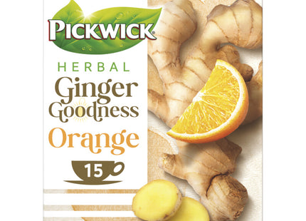 Pickwick Herbal ginger goodness orange