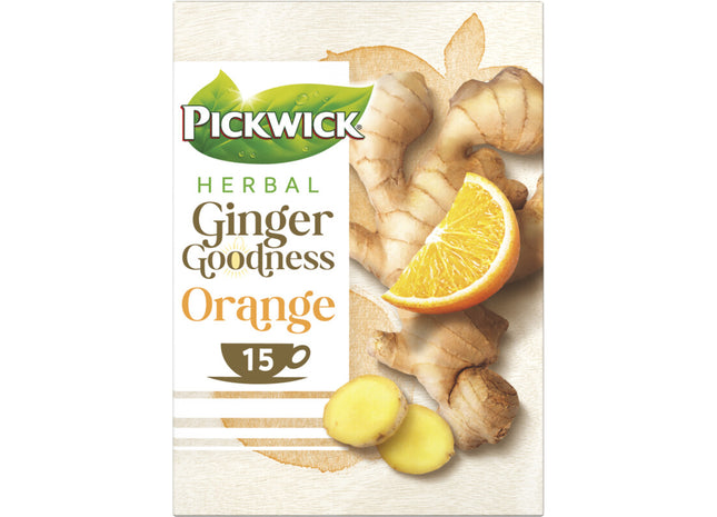 Pickwick Herbal ginger goodness orange