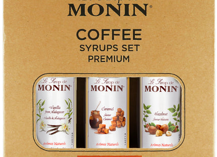 Monin Coffee syrups set premium