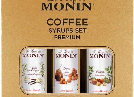 Monin Coffee syrups set premium