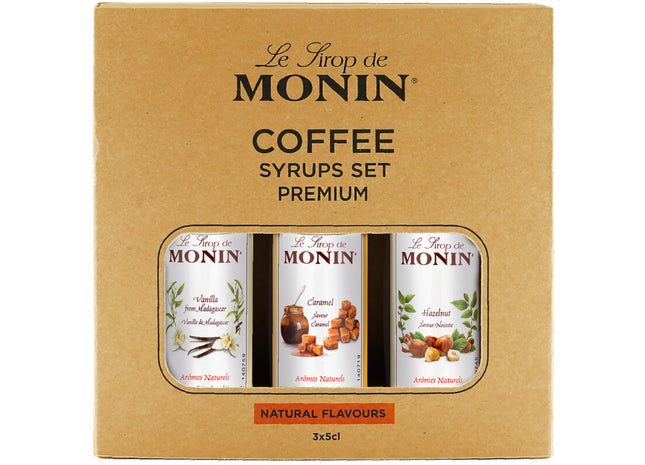 Monin Coffee syrups set premium