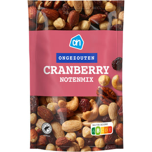 Cranberry notenmix ongezouten