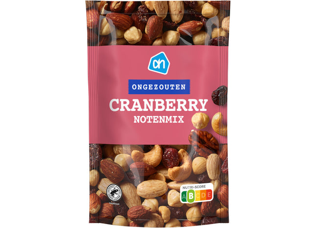 Cranberry notenmix ongezouten