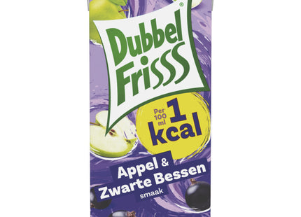 DubbelFrisss 1Kcal Appel & zwarte bessen