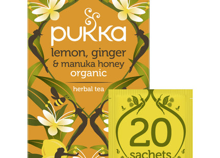 Pukka Lemon ginger manuka honey