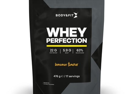 Body &amp; Fit Whey perfection banana flavour