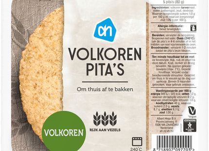 Volkoren pita's