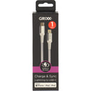 Grixx Lightning to USB-C white 1 meter