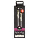 Grixx Lightning to USB-C white 1 meter