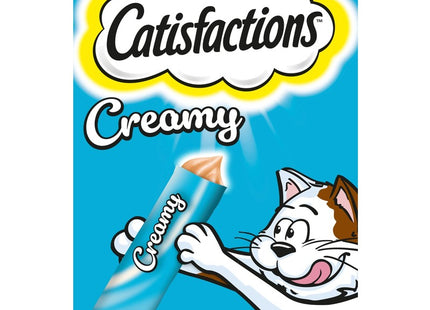 Catisfactions Creamy cat snack with delicious salmon flavor