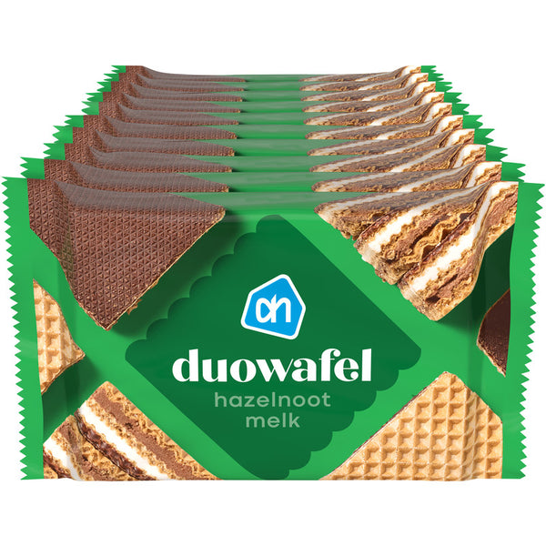 Duowafel hazelnoot melk 10-pack  Dutchshopper