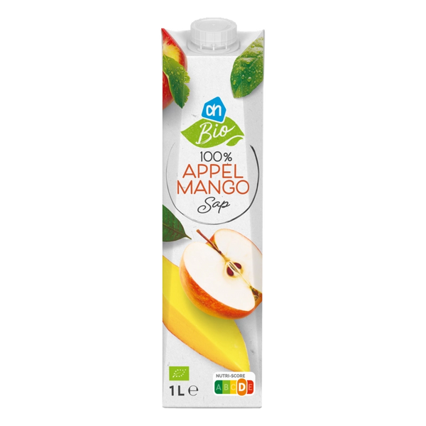 Biologisch 100% Appel mango sap