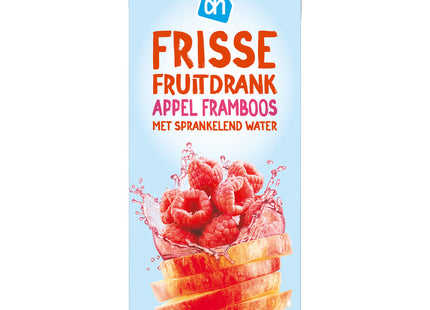 Frisse fruitdrank appel framboos