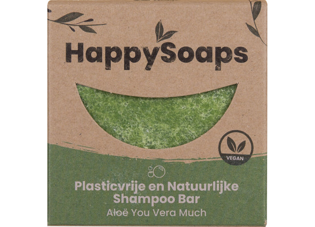 HappySoaps Shampoo bar aloë you vera much