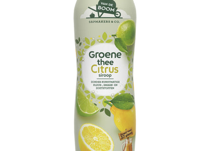 Van de Boom Green tea citrus syrup