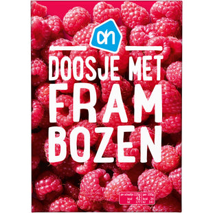 Doosje met frambozen
