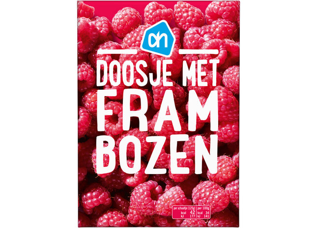 Doosje met frambozen