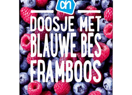 Doosje met blauwe bes framboos