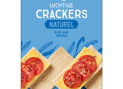 Luchtige crackers naturel