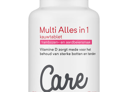 Care Multi alles-in-1 kauwtabletten framboos