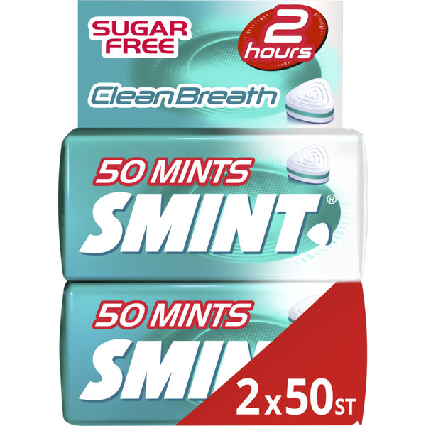 Smint Clean breath intense mint 2-pack