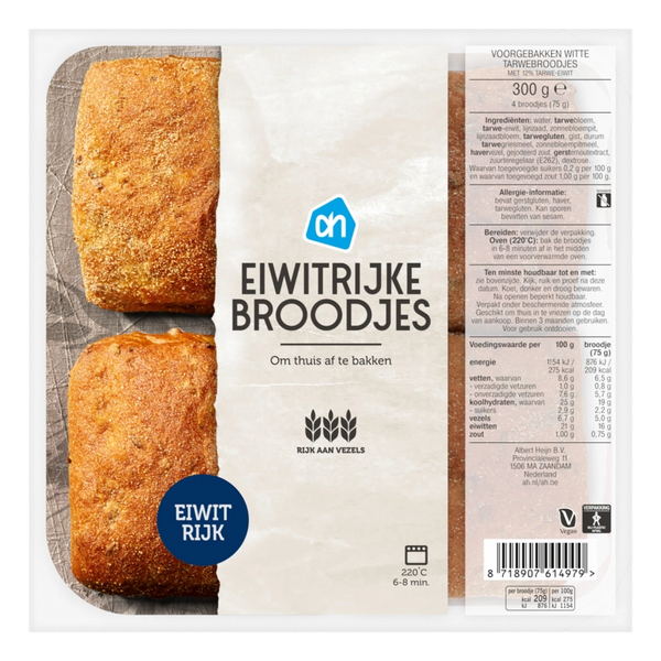 Eiwitrijke broodjes