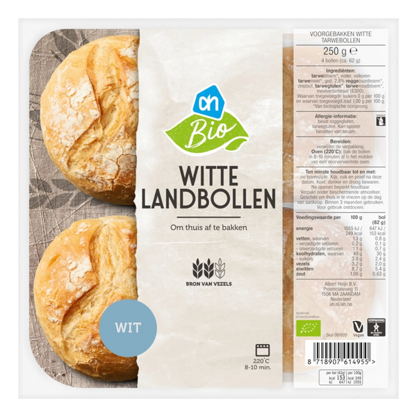 Organic White Country Rolls