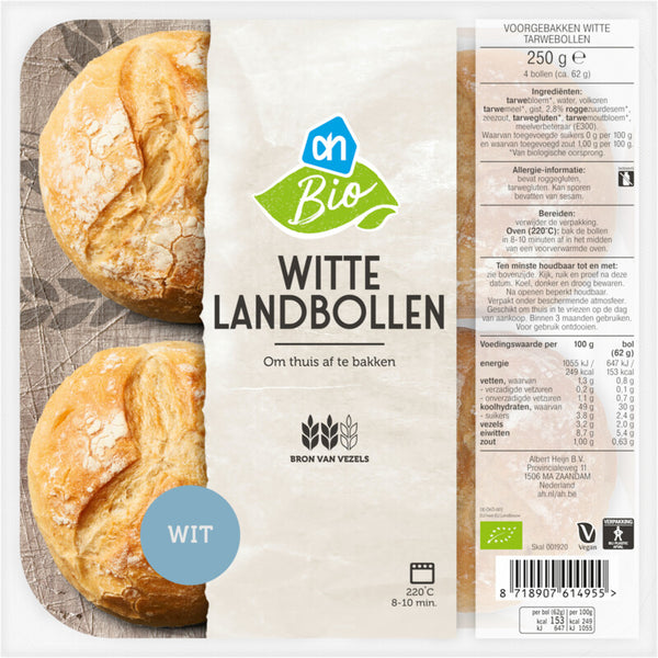 Biologisch Witte landbollen