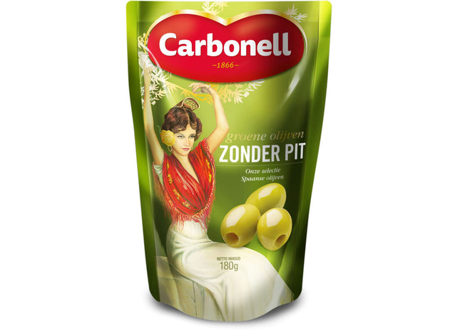 Carbonell Groene olijven zonder pit