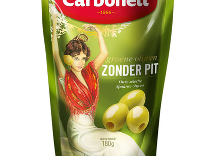 Carbonell Pitted green olives