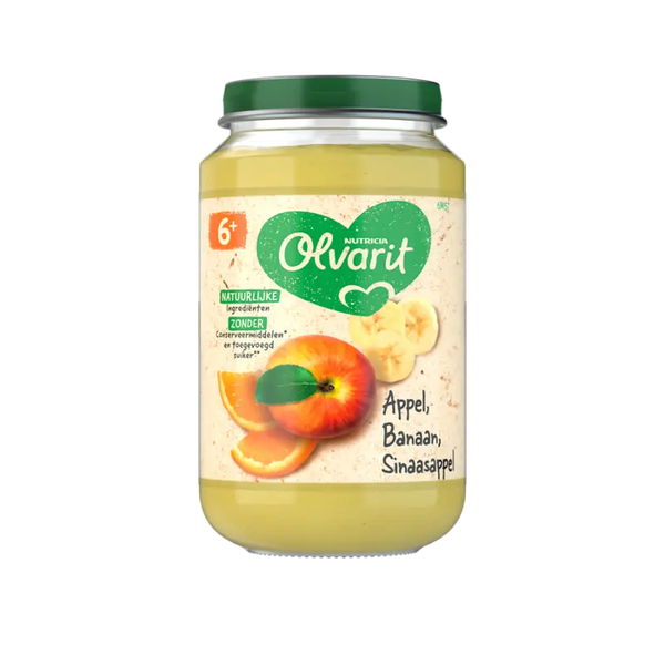 Olvarit Apfel Banane Orange 6m+