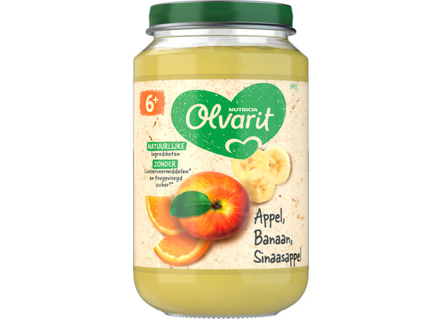Olvarit Appel banaan sinaasappel 6m+