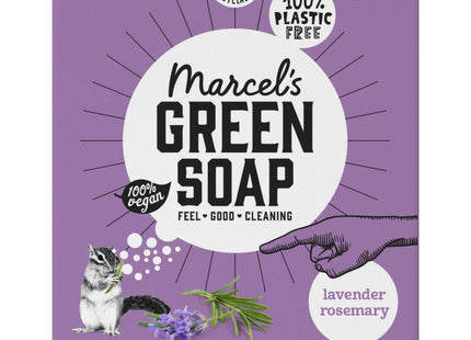 Marcel's Green Soap Handzeep bar lavendel & rosemarijn
