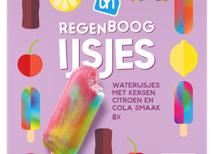Regenboog ijsjes