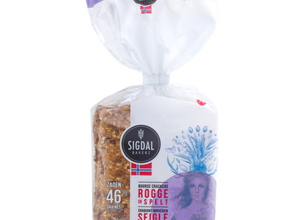 Sigdal Norwegian crackers rye and spelt