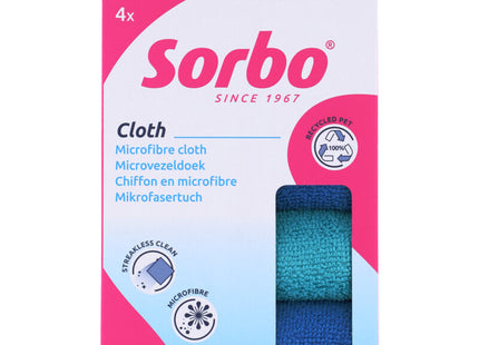 Sorbo Recycled microfibre cloths
