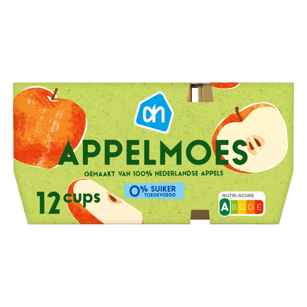 Appelmoes 0% suiker toegevoegd 12-pack