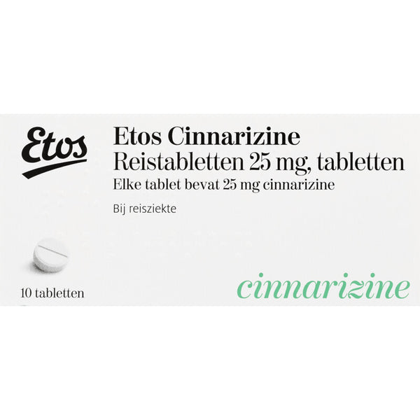 Etos Cinnarizine travel tablets
