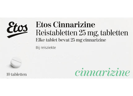 Etos Cinnarizine travel tablets