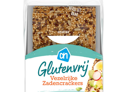 Gluten-free High-fiber seed crackers